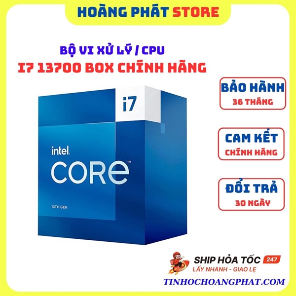 Bộ xử lý Intel® Core™ i7-13700 ; Box Chính Hãng